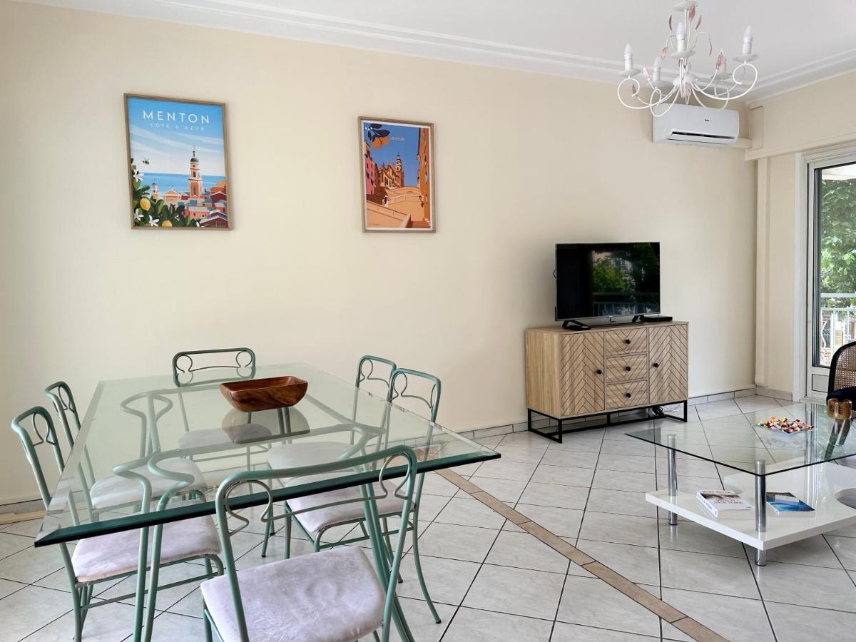 Le Mar Y Nan - Spacieux Appartement Face A La Mer Menton Exterior photo